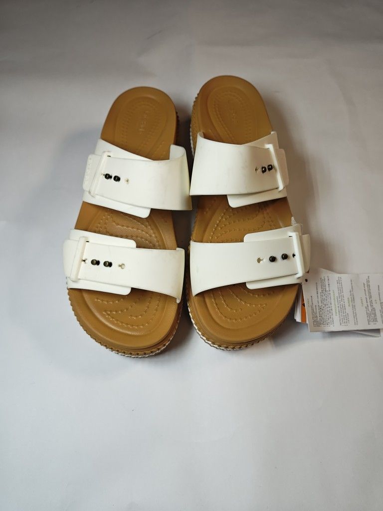 Crocs Brooklyn Woven Buckle Women’s Size 8