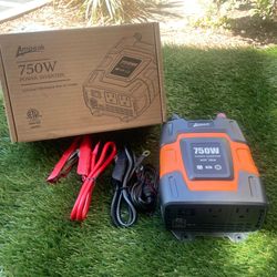 Ampeak 750W Power Inverter 3.1A Dual USB Ports 2 AC Outlets Car Inverter DC 12V to AC 110V