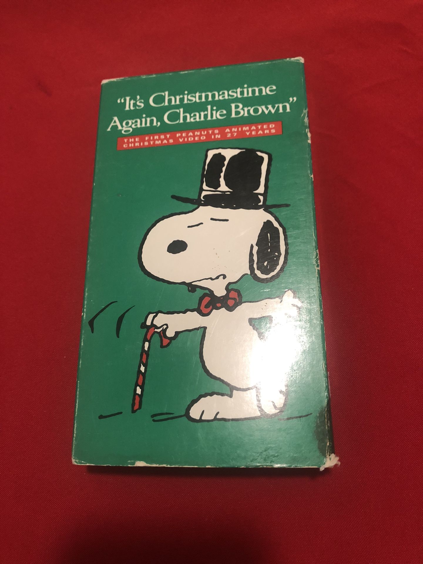 It's Christmastime Again Charlie Brown VHS CBS Christmas TV Special Peanuts