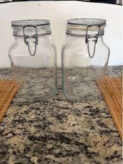 Glass jars