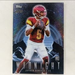 2024 Jayden Daniels Topps Midnight Football Winter Solstice Rookie 24/35