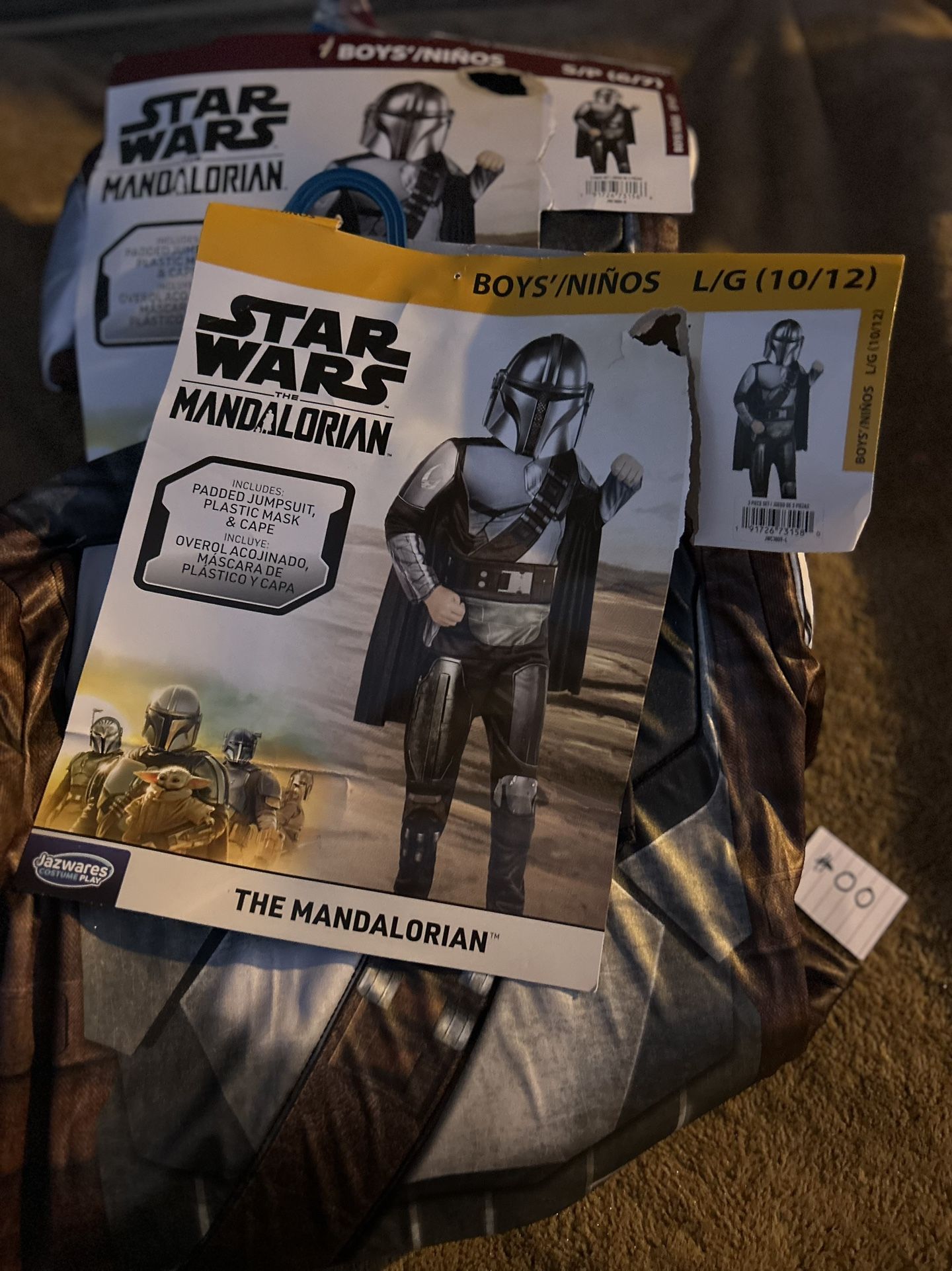 Halloween / Star Wars Mandalorian/ $20 Each/ Child L10-12 And M7-8