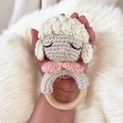 Crochet Little Sheep Rattle 