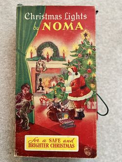 Vintage Christmas lights (2 sets)