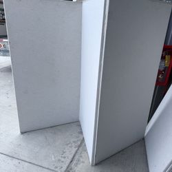 Set of 4 Office Room Dividers / Acoustic Panels – Gray Folding Partitions