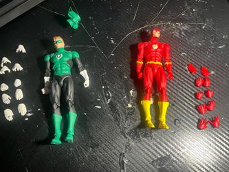 custom Mafex/Ct toys Flash and Green lantern