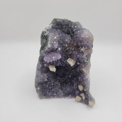 Mini Amythest Cathedral  With Calcite