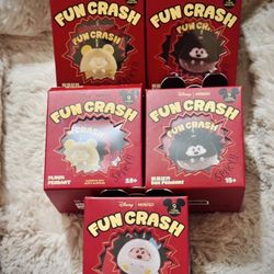 Miniso Disney Mickey Fun Crash Vinyl Plush Pendant Blind Box- NEW 