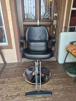 Barber leather chair