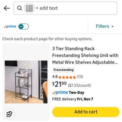 3 Shelf Standing Unit 