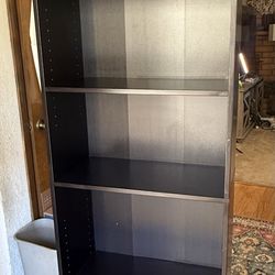Black bookcase