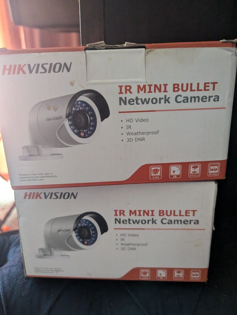 Hikvision IR Mini Bullet Network Camera (Two)