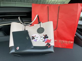 Kate Spade Minnie Mouse Tote Bag With Wallet