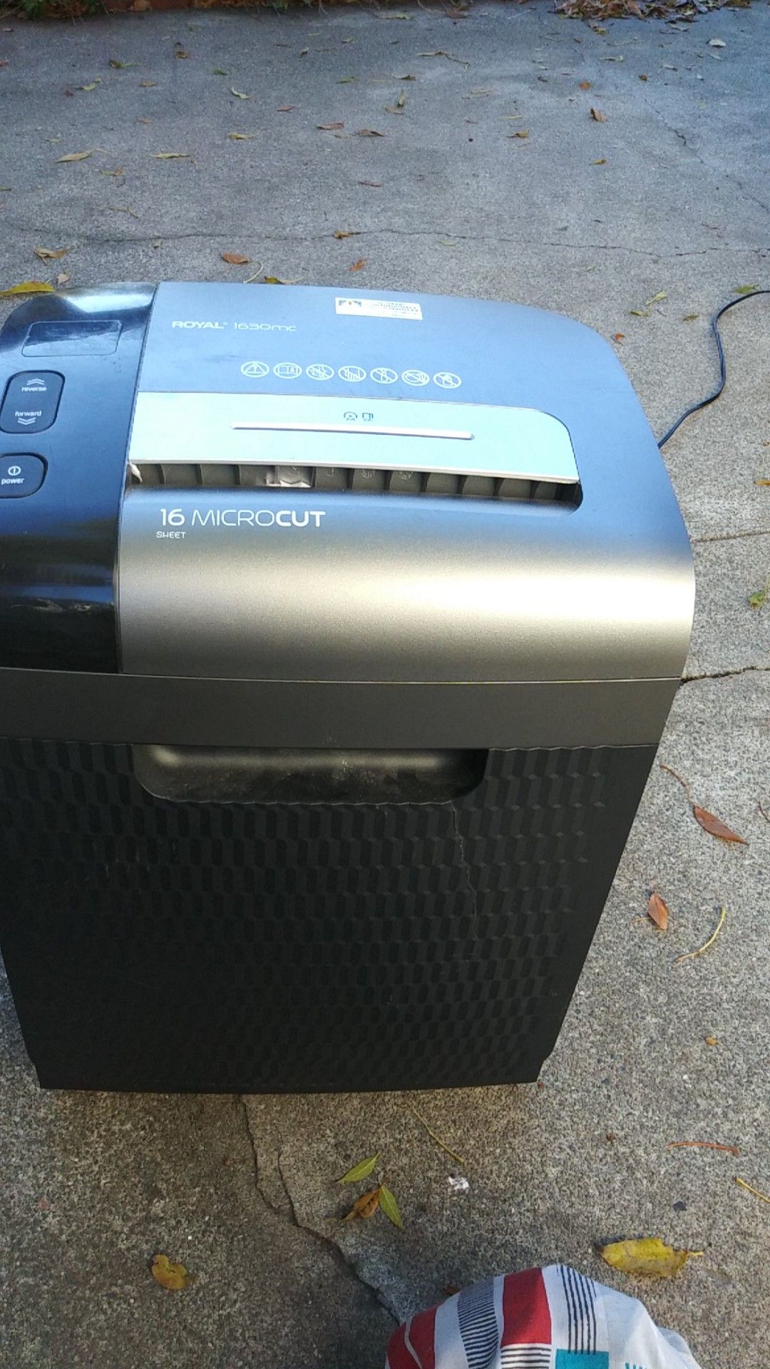 Royal 1630mc paper shredder