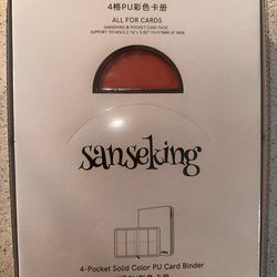 Collection Card Binder Pink Sanseking