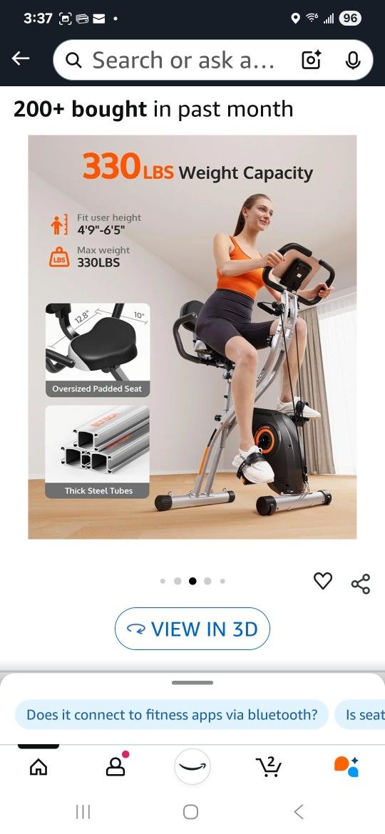 PRICE DROP THIS WEEKEND ONLY! $90 NEW Yosuda excersize Bike