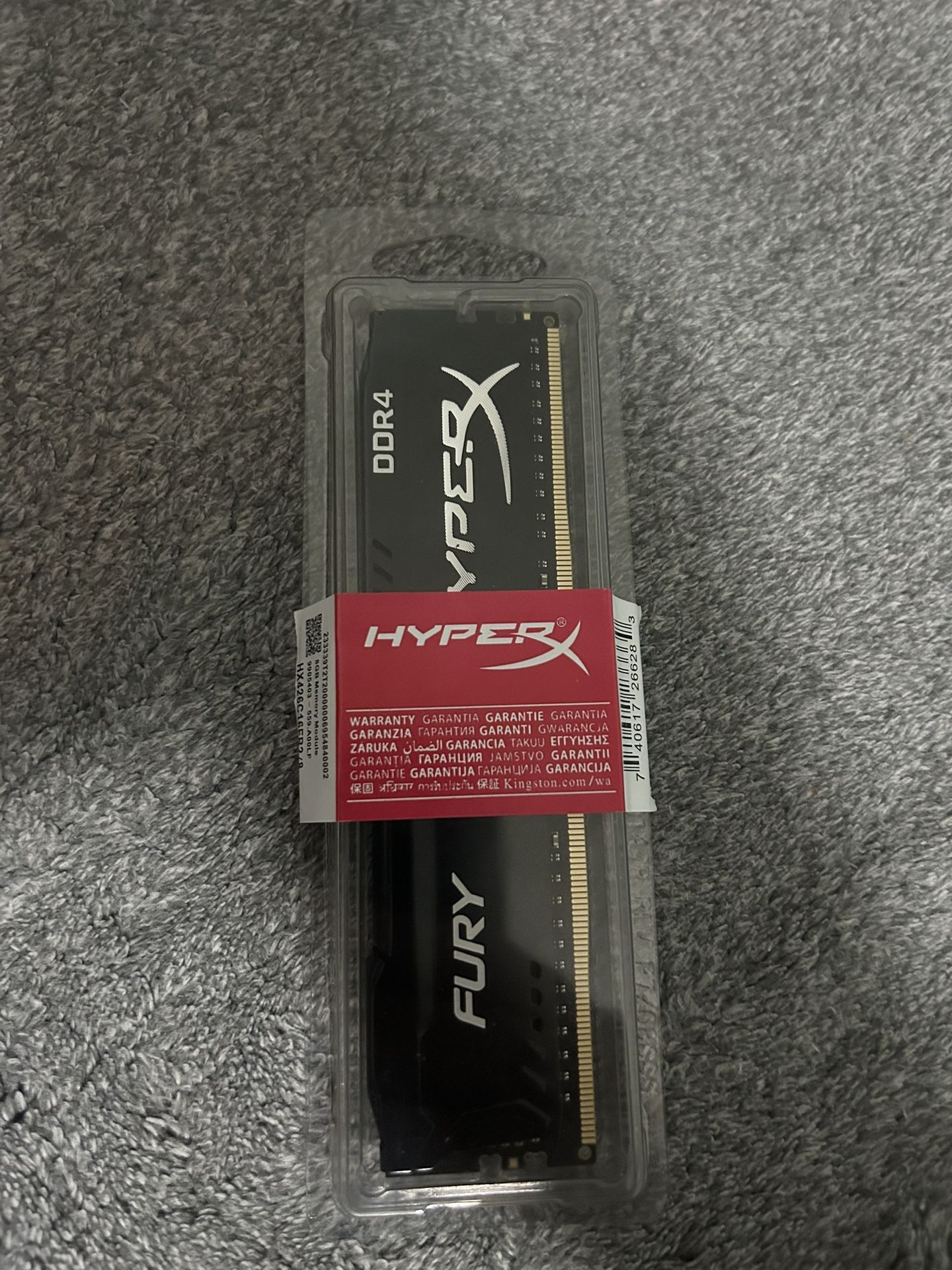 8GB Of DDR4 Ram