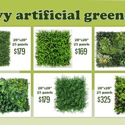 Ivy Artificial Greenery Wall / Fence Panels 