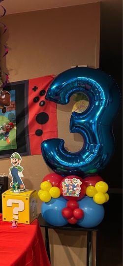 Number 3 Balloon arrangement PICKUP ONLY