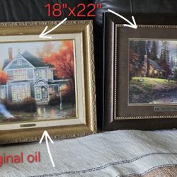 Thomas Kinkade Framed Painting 