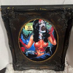 Horror Theme Art Framed