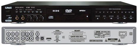 Cavs DVD 203G Karaoke Player DVD MPEG