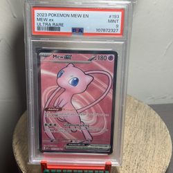 2023 Pokémon mew ex ultra rare PSA 9