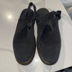 black doc marten mules