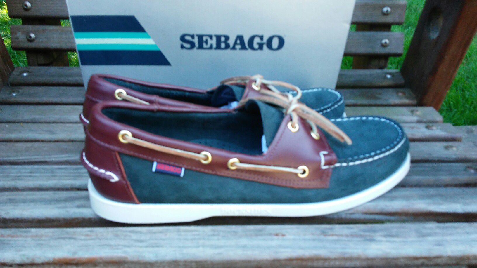 NEW! Sebago Men's Spinnaker Boat Shoes size 10