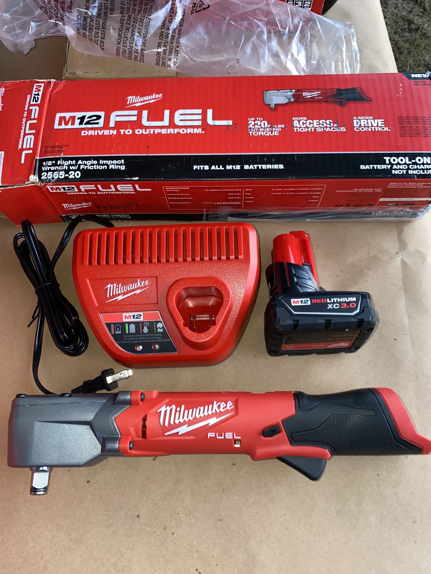 Milwaukee 1/2” Right Angle Impact Kit