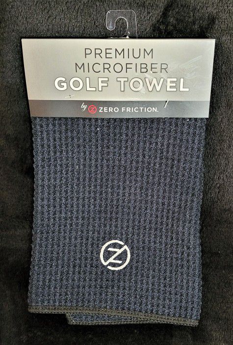 New Zero Friction Premium Microfiber Golf Towel