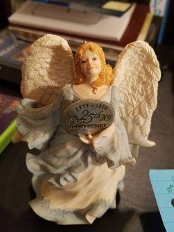 Hallmark joyful messenger angel orn 25th ann edition 1998