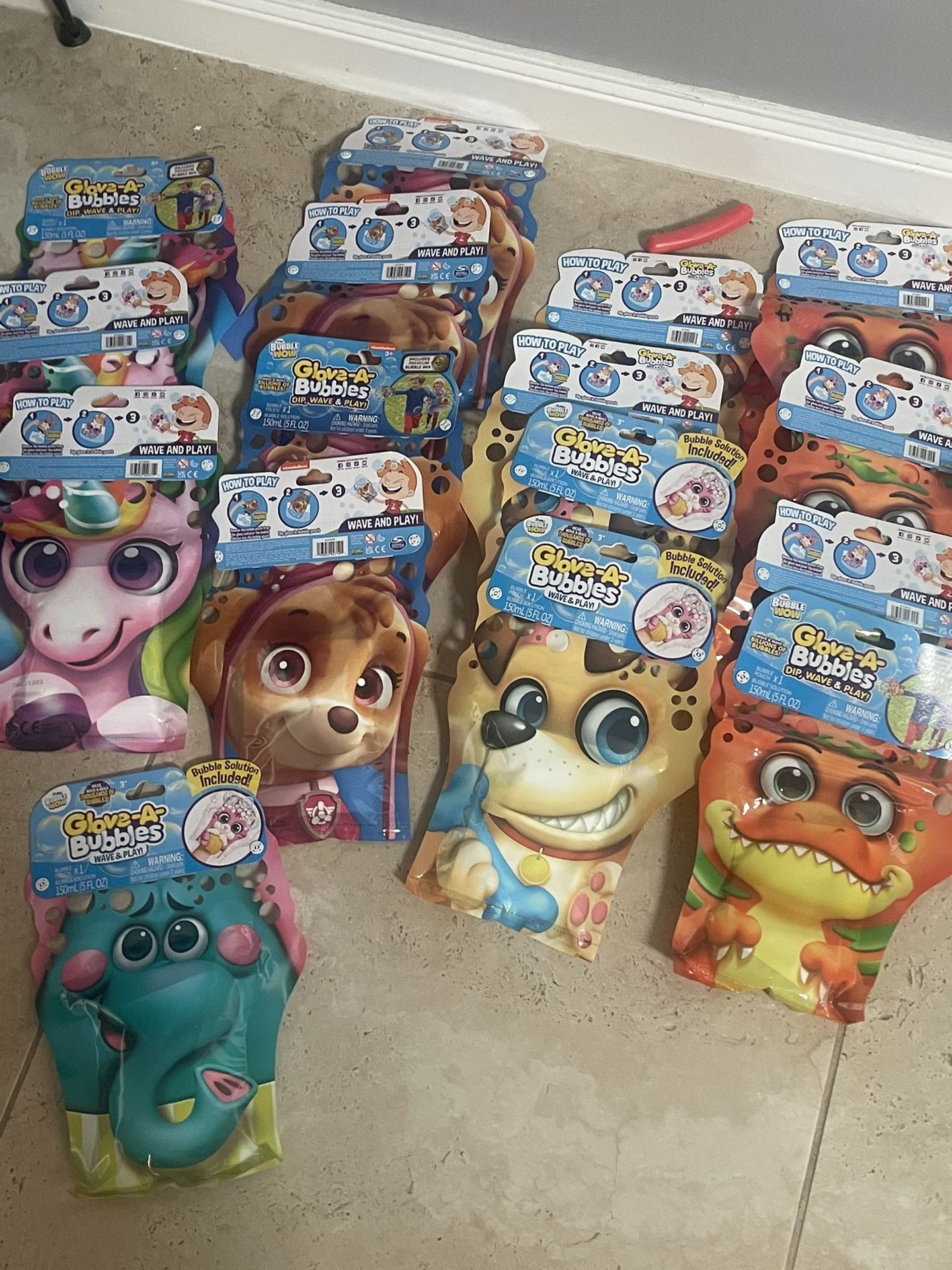 Bubble Glove Lot