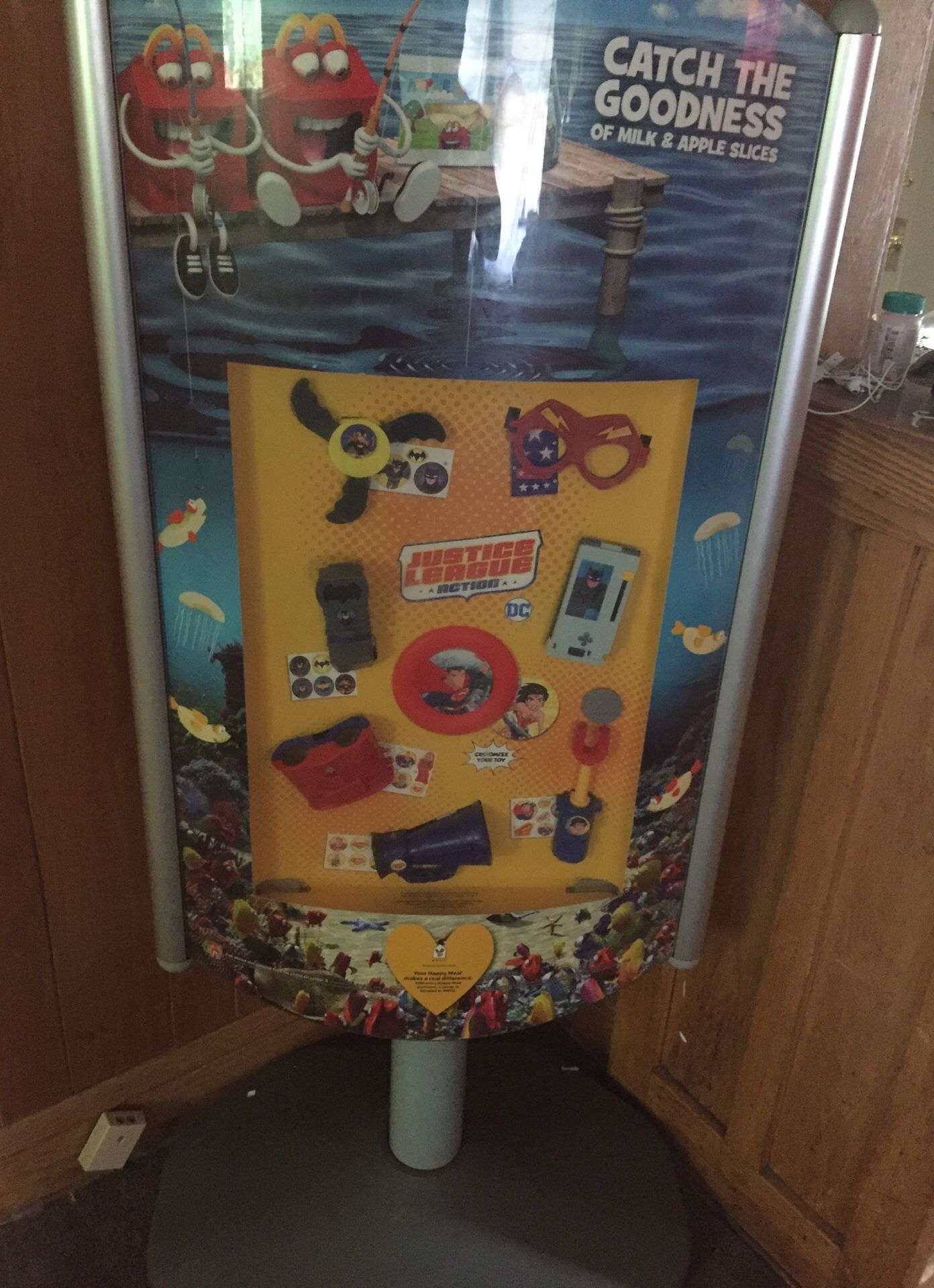 McDonald’s collectors item Happy Meal toy display