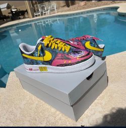 999 Juice WRLD Completly Custom AF1 Makde To Order...