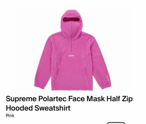 Supreme Polartec Face Mask Half Zip Hoodie