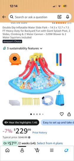 Jumper with blower and storage bin