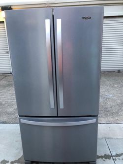 Whirlpool stainless steel refrigerator