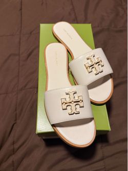 Tory Burch Sandals Gold (Cream/ Ivory)