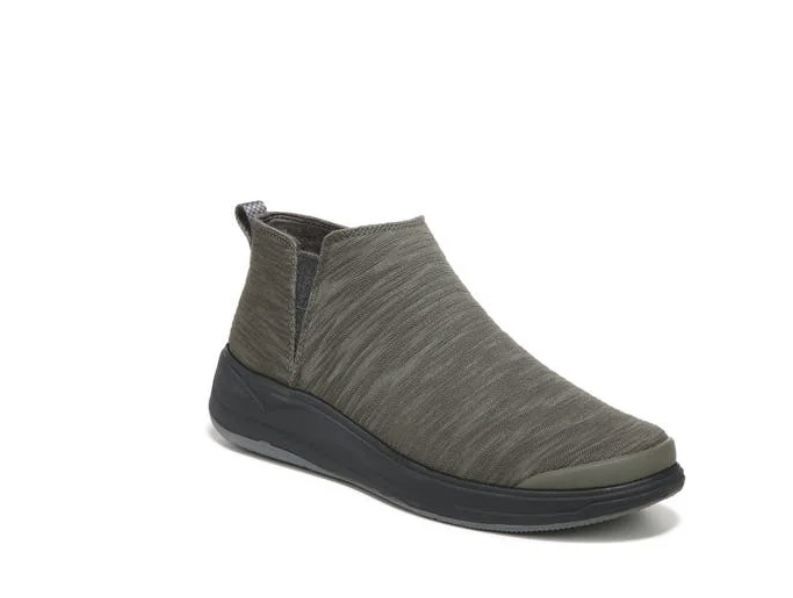 Bzees Women’s Tempo Chelsea Ankle Boot Sneakers – Olive Night – Size 8