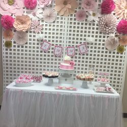Birthday and baby shower decoration