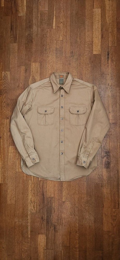 Rare Dickies 1922 Heritage Collection Wartime Shirt (Men's Size: 15.5 R/Medium)