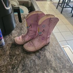 Pink Princess Boots