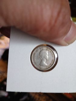 1962 Canadian silver dime