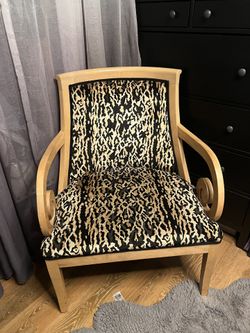 Leopard Print Chair