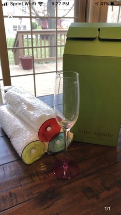 Champagne Flutes- Kate Spade