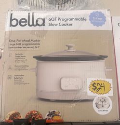 bella 6QT Programmable Slow Cooker