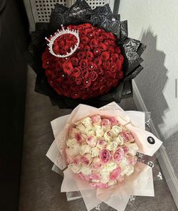 100 Rose Bouquets 