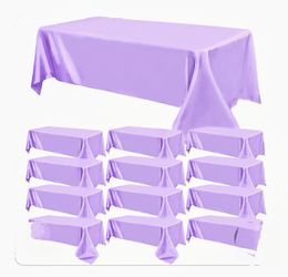 12.  108”x 60”  Satin Tablecloth 