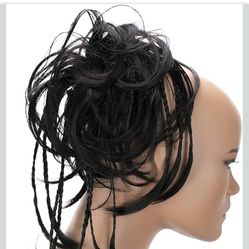 Jumbo Scrunchie Braided Bun
